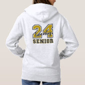 Senior 2024 Class of 2024 Abschluss Hoodie (Rückseite)