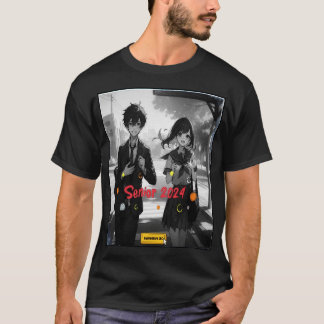 Senior 2024 Counterfeit Anime Ästhetik T-Shirt