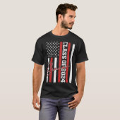 Senior 2024 Graduation Class of 2024 American Flag T-Shirt (Vorne ganz)