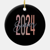 Senior 2024 keramik ornament (Hinten)
