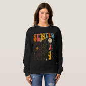 Senior 2024 Retro Abschlussklasse 2024  Zurück zur Sweatshirt (Vorne ganz)