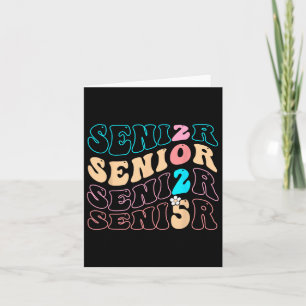 Senior 2025 Abschluss Karte