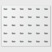 Senior 2025 Abschluss Letzter Schultag Geschenkpapier (Flach)