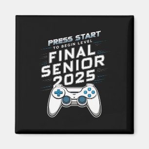 Senior 2025 Abschlussjahrgang 2025 Gamer Videospie Magnet