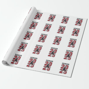 Senior 2025 Basketball Graduate Sport Geschenkpapier