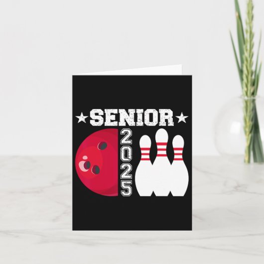 Senior 2025 Bowling Player CL of 2025 Abschluss s Karte (Vorderseite)
