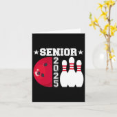Senior 2025 Bowling Player CL of 2025 Abschluss s Karte (Gelbe Blume)