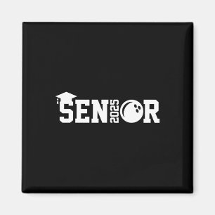 Senior 2025 Bowling Player CL of 2025 Abschluss s Magnet