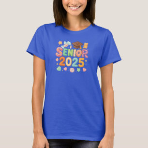 Senior 2025 Candy-Shirt – Süßes Abschluss-T-Shirt T-Shirt