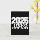 Senior 2025 Cheer Team Mama High School Abschluss Karte (Gelbe Blume)