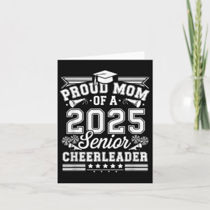 Senior 2025 Cheer Team Mama High School Abschluss Karte