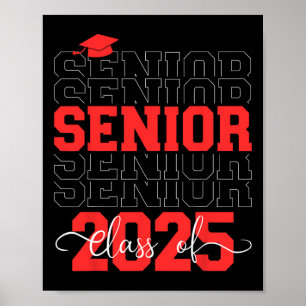 Senior 2025 CK to School Uni-Abschluß Cl of Poster