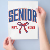 Senior 2025 Coquette Class of 2025 Pink Bows Flyer (Hand)