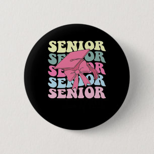 Senior 2025 Coquette Rosa Schleife Cl Von 2025 Zur Button