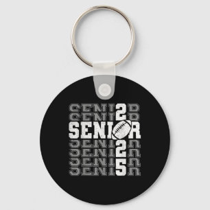 Senior 2025 Football Mama High School Abschluss Ou Schlüsselanhänger