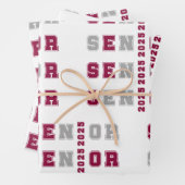 Senior 2025 geschenkpapier set (Beispiel)