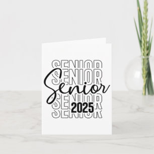 Senior 2025 Graduate Uni University Abschluss Karte