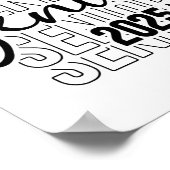 Senior 2025 Graduate Uni University Abschluss Poster (Ecke)