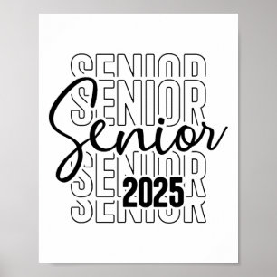 Senior 2025 Graduate Uni University Abschluss Poster