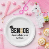 Senior 2025 - Name anpassen Pappteller (Party)