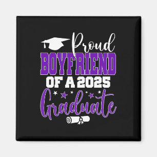 Senior 2025 Proud Boyfriend of a Cl of 2025 Gradua Magnet