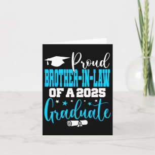 Senior 2025 Proud Brother-in-Schwieger einer Cl vo Karte