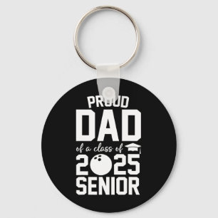 Senior 2025 Proud Vater einer Cl von 2025 Bowling  Schlüsselanhänger