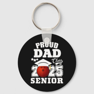 Senior 2025 Proud Vater einer Cl von 2025 Bowling Schlüsselanhänger