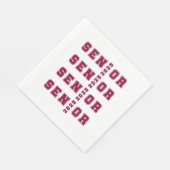 Senior 2025 serviette (Ecke)