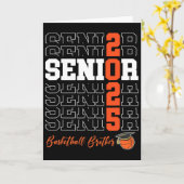 Senior 2025 Sketll Brother Gift Cl Of 2025 Proud B Karte (Gelbe Blume)