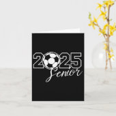 Senior 2025 Soccer Mama High School Abschluss Outf Karte (Gelbe Blume)
