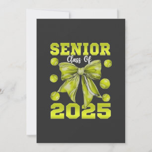 Senior 2025 Softball Graduate Graduate Sport Ankündigung