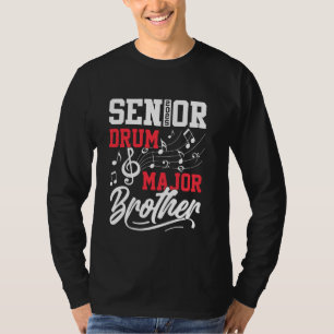 Senior 2025 Tambourmajor Bruder Stolz Bruder Übere T-Shirt