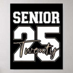 Senior 2025 Uni High School Abschluss CL of Poster