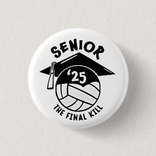 Senior 2025 Volleyball-Abschluss Button