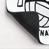 Senior 2025 Volleyball-Abschluss Mousepad (Ecke)