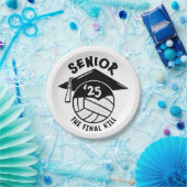 Senior 2025 Volleyball-Abschluss Pappteller (Party)