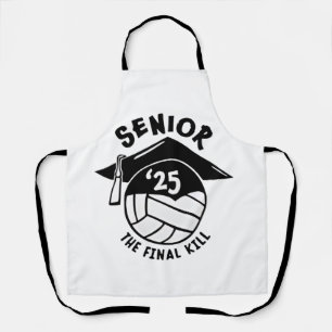 Senior 2025 Volleyball-Abschluss Schürze