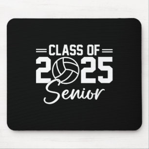 Senior 2025 Volleyball Mama High School Abschluss Mousepad
