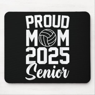 Senior 2025 Volleyball Mama High School Abschluss Mousepad