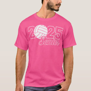 Senior 2025 Volleyball Mama High School Abschluss T-Shirt