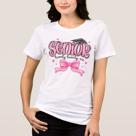 Senior 2026/Absolvent Tri-Blend Shirt (Vorderseite)