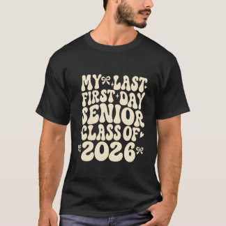 Senior 2026 Back to School Vintag Sprichwort T-Shirt