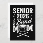 Senior 2026 Band-Mama Einladung (Vorne/Hinten)
