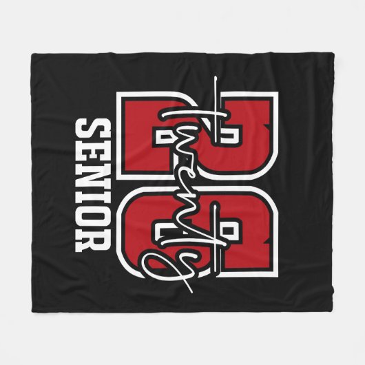 Senior 2026 Blanket Fleecedecke (Vorderseite (Horizontal))