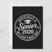 Senior 2026 First Day Briefmarke Einladung (Vorderseite)