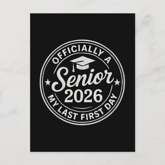 Senior 2026 First Day Briefmarke Postkarte (Vorderseite)