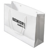 Senior 2026 Gift Bag Große Geschenktüte (Vorderseite Schrägansicht)
