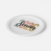 Senior 2026 Graduation 2026 Senior Graduate Gift  Pappteller (Schrägansicht)