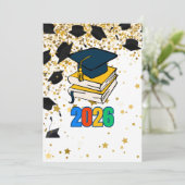 Senior 2026 Graduation Graphic - Educational Dankeskarte (Stehend Vorderseite)